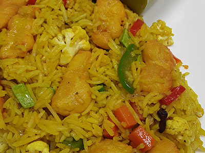 Fish beryani