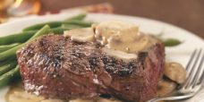 Steak with Mashroom Sauce