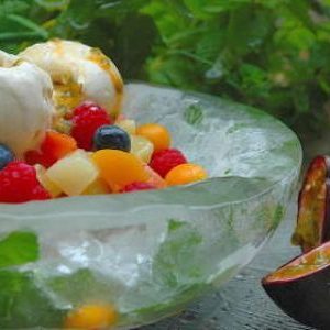 Fruit Salad W/Ice Cream